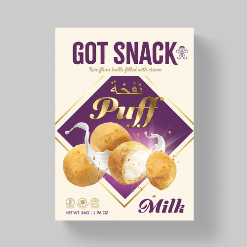 want-want GOT SNACK package