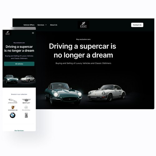 Development of a Website for Selling Luxury Vehicles