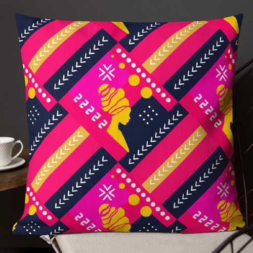 AFRICAN ART throw pillows