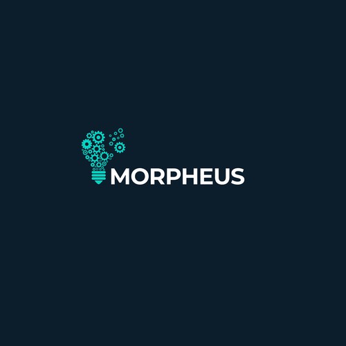 Clean logo concept with minimal illustrtion for IT firm