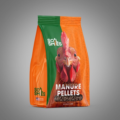 Rooster food packaging