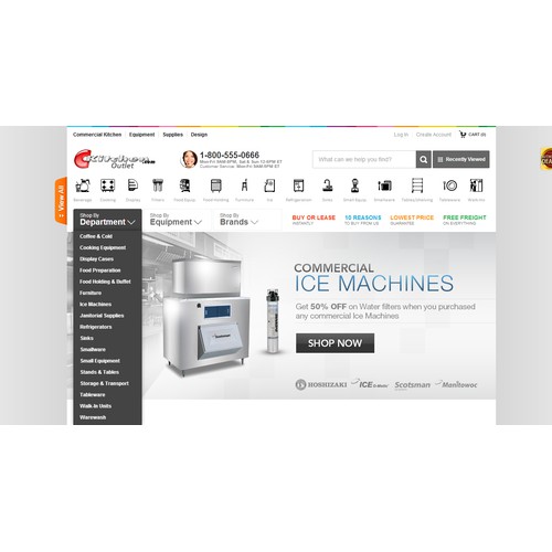Commercial Kitchen Equipment Banners