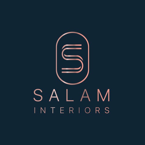 Opulent logo for an interior designing company in Qatar.