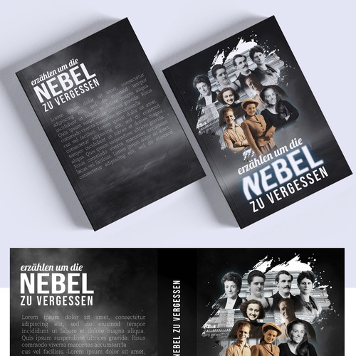 Historical Family Memoir Book Cover Design