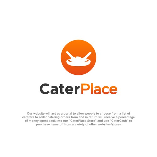 Logo concept for a catering service