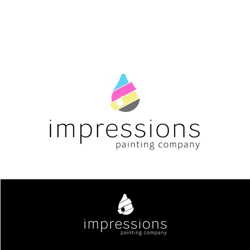 simple logo for painting company