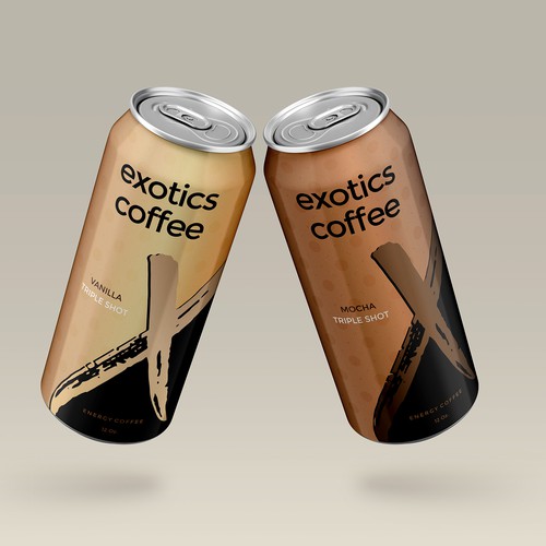 Exotics coffe energy drink