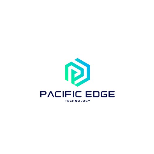 Geometric logo for Pacific Edge