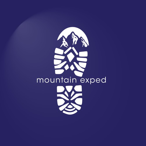 Create a logo for an exciting new Mountaineering product launch for china