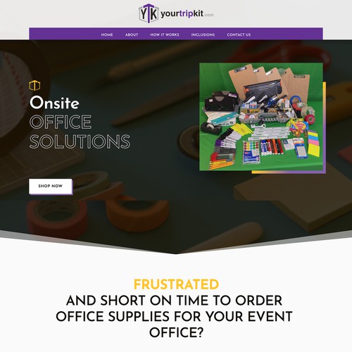 Yourtripkit.com Ecommerce Design