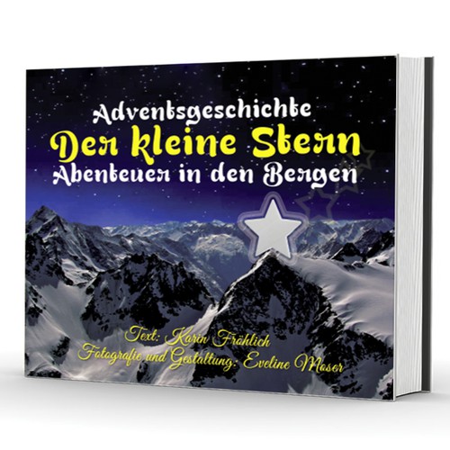 Child friendly Cover for Advent book "The Little Star".