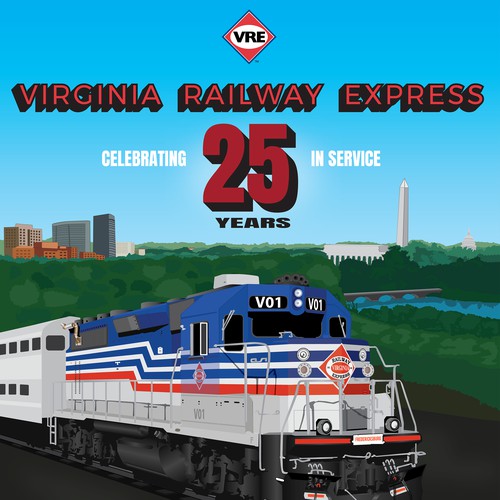 Poster for Virginia railway express