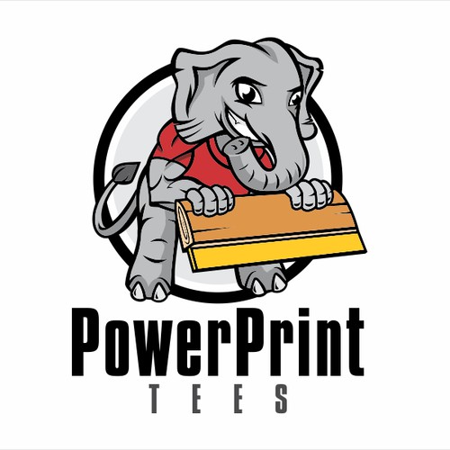 logo for PowerPrint Tees / PowerPrintTees.com