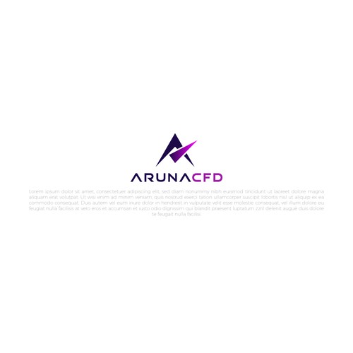 ArunaCFD Logo Design