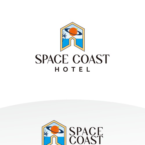 Space Coast logo for company and business