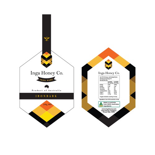 Honey Label Design
