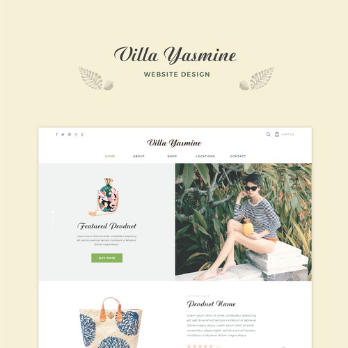 Villa Yasmine Web Design