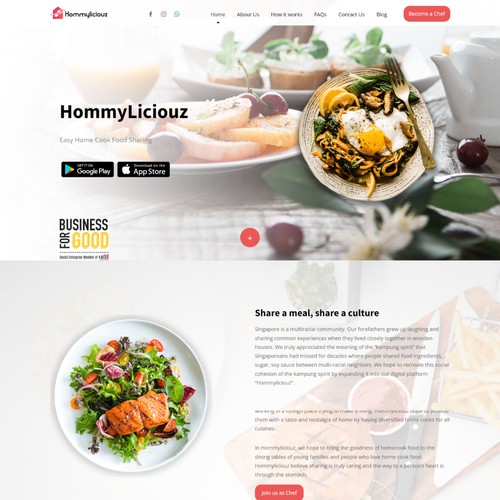 Hommyliciouz Website