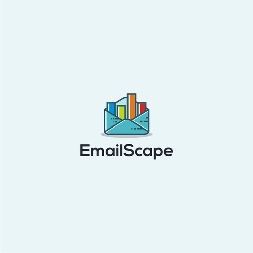 Creative logo for fun tech company EmailScape