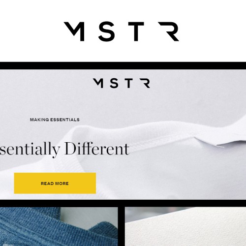MSTR logo - online Premium shirt store