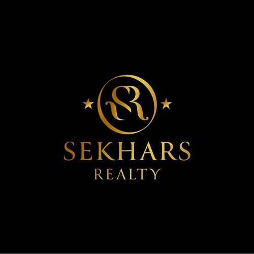 Luxurious logo concept for a real estate agency