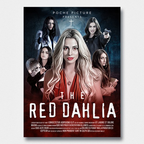 Film poster - The Red Dahlia