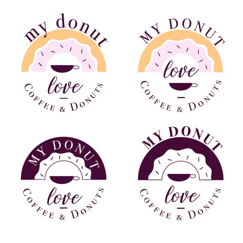 Logo design for donut shop