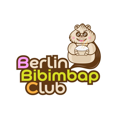 Logo variation for Bibimbap Club Berlin