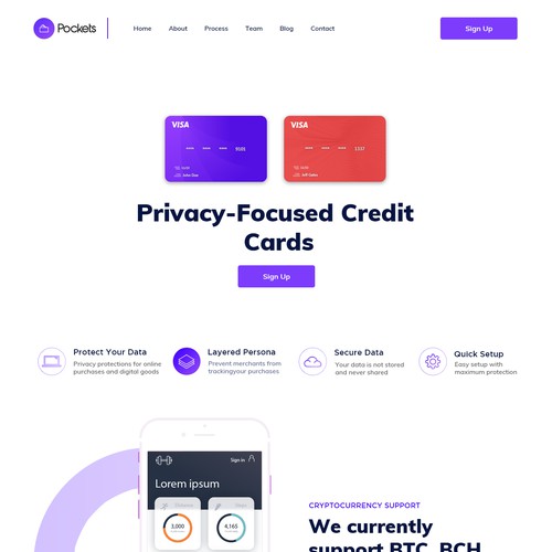 Privacy-Focused Credit Card