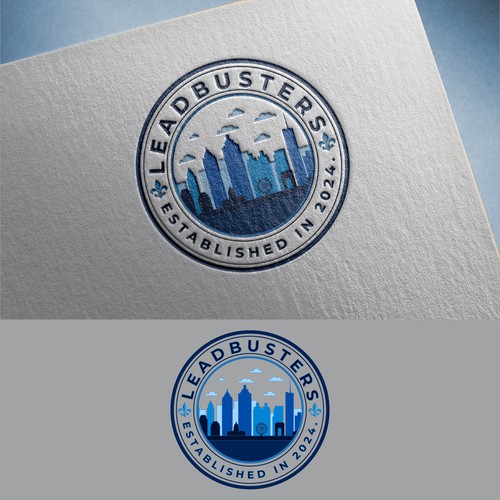 Circle Shape Logo Design with "Lead Busters" 