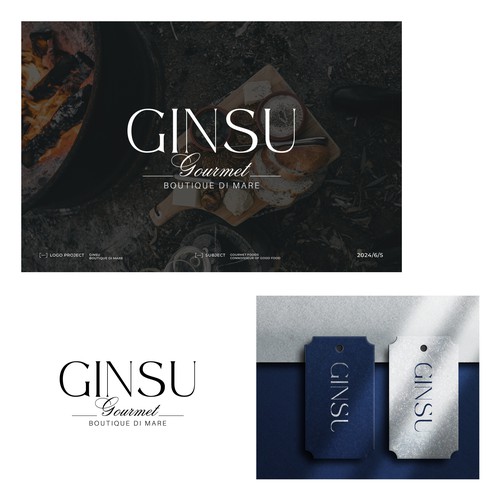 Ginsu Wordmark logo design