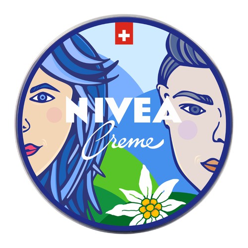 NIVEA Creme Swiss Anniversary Edition packaging