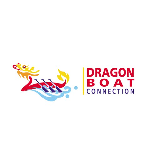 New logo for Dragon Boat Connection (water sports)