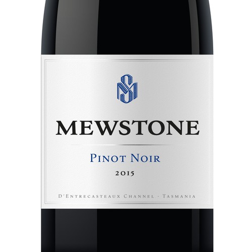 Mewstone Vineyard Tasmania - Label