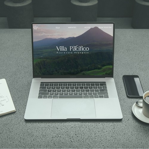 Website for the villa Pacifico
