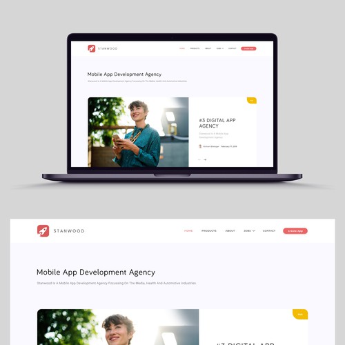 NEW CMS WEBSITE FOR MOBILE APP DEVELOPMENT AGENCY