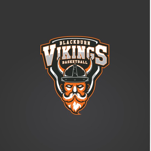 Vikings Basketball Logo