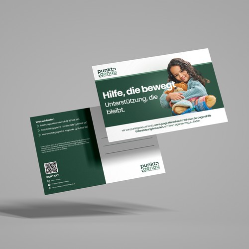 punkt.genau Social Enterprise GmbH Postkarten design