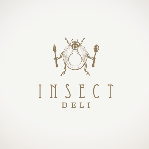 Logo for edible insects e-commerce Insect Deli