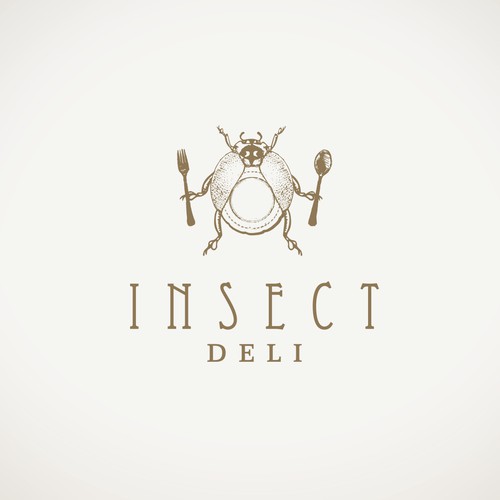 Logo for edible insects e-commerce Insect Deli