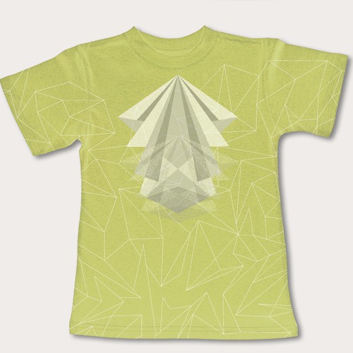 Geometric colorful pattern design for kids clothing brand