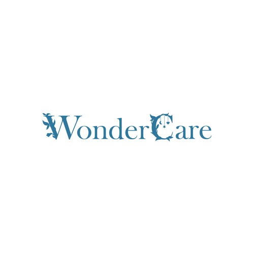 Logo concept of child care service.