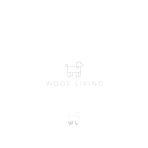 Logo for WOOF LIVING