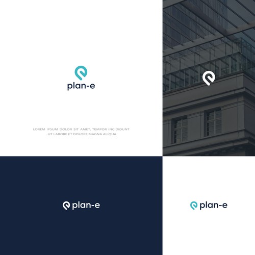 Modern logo for PLAN-E.COM - E-Commerce Company