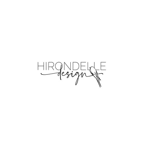 Logo concept "Hirondelle design"