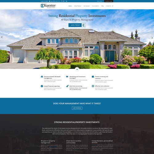 Residential Management Website