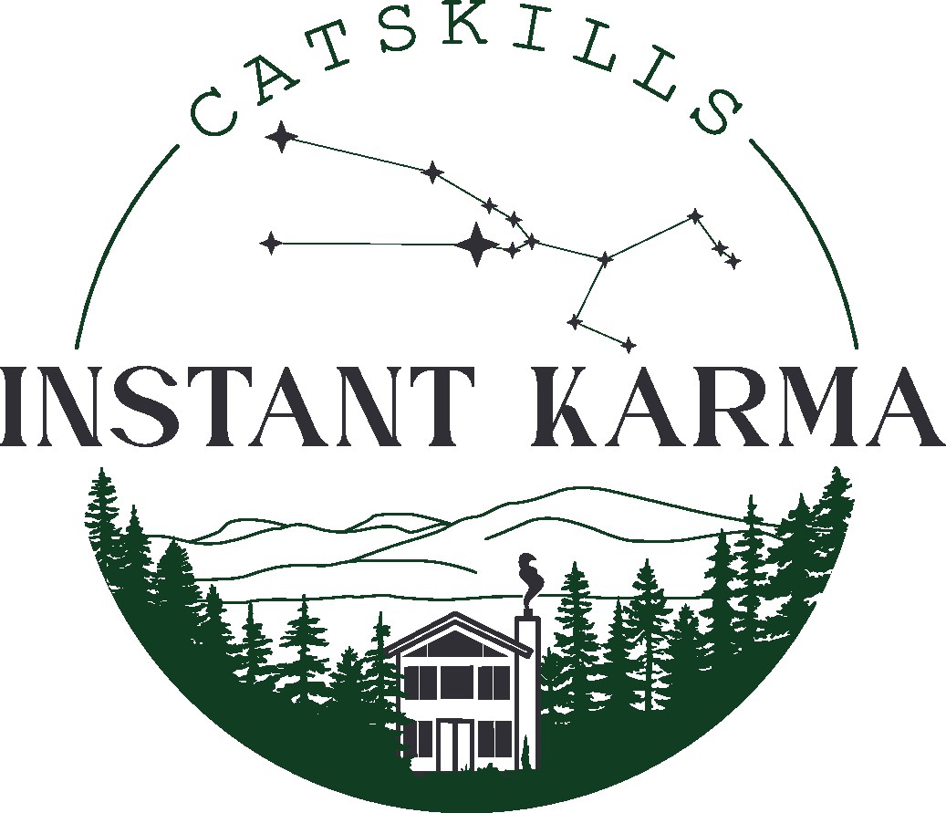 I need a logo to promote my cool mid-Century modern lakeside property in the Catskills of NY