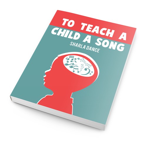 I need a simple, striking cover for a book about teaching childrenmusic.