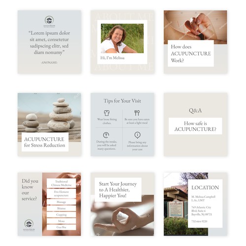 Social Media Design for Acupuncture Clinic