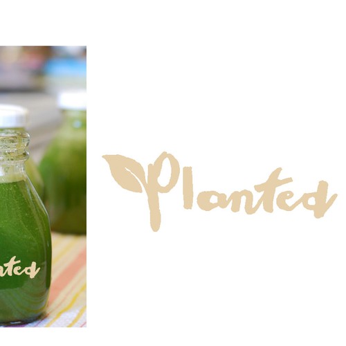 Logo for an Organic Cold-Pressed Juice Bottle